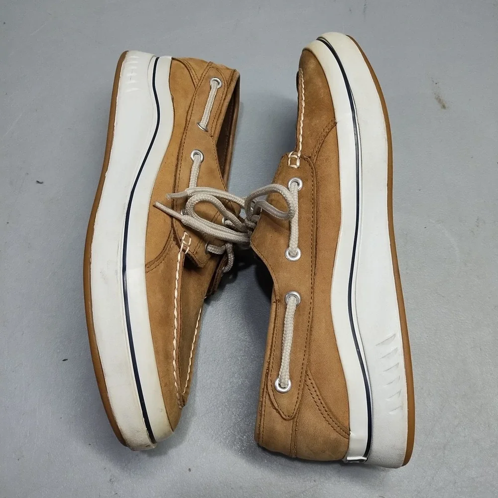 Sperry Top-Sider Bahama Plushwave Boat Shoes Mens US 11M Multi Leather Lace Up